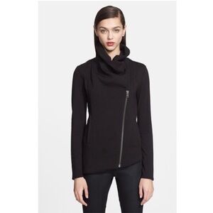 Helmut Lang Villous sweater zip up jacket